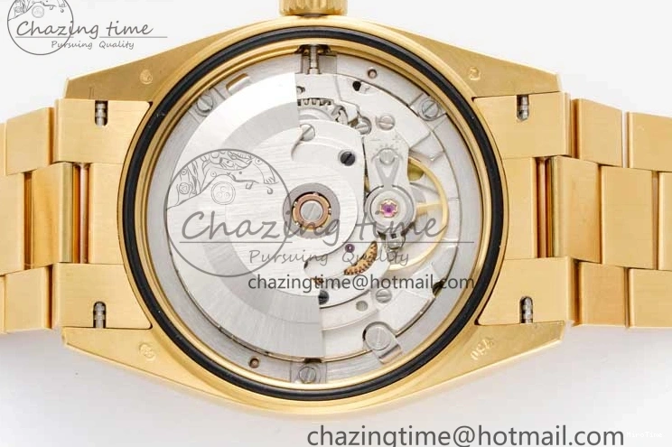 MiroTime 0321 NewStyle Day Date 36 YG RAF Best Edition Black No Marker on YG Bracelet A 2019